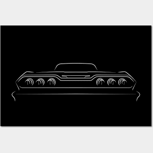 1963 Chevrolet Impala Coupe & Corvette Poster Size Ad - Etsy